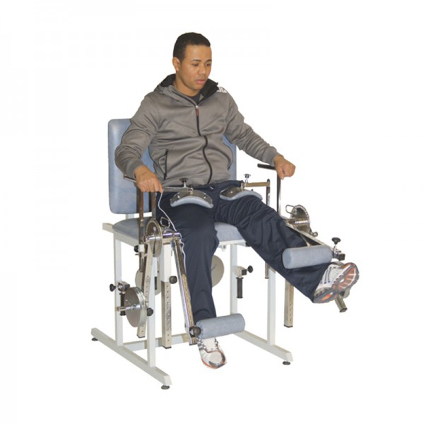 Exercise bench for rehabilitation of the upper and lower limbs (Extensible)